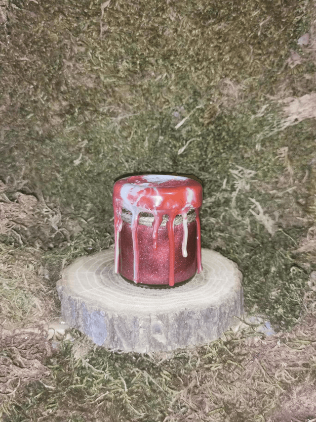 Potion de dés bordeaux